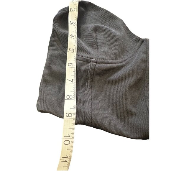 Zara Y2K Corset Bra Crop Black Top Size M Spaghetti Strap Ruched Back Gothic - Picture 8 of 9